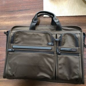 TUMI laptop brief NWT